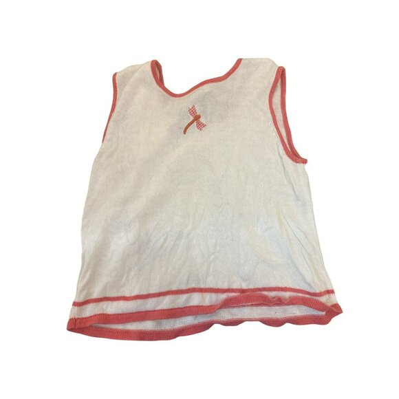 Christopher & Banks Womens Sleeveless Knit Tank Top Large Embroidered Dragonfly - Picture 4 of 4